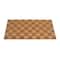 Hello Honey® Natural Checkerboard Print Engraved Coir Doormat